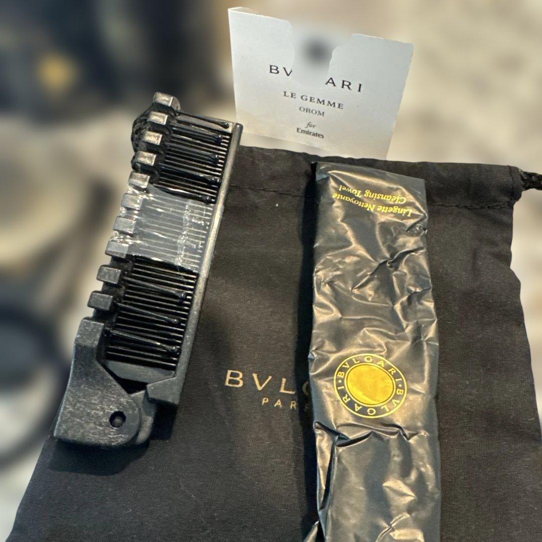 BVLGARI エミレーツ航空　ファーストクラス　ブルガリアメニティ&専用ポーチ