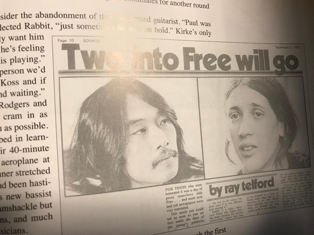 FREE ''HEAVY LOAD'' 本 Kossoff フリー コゾフ