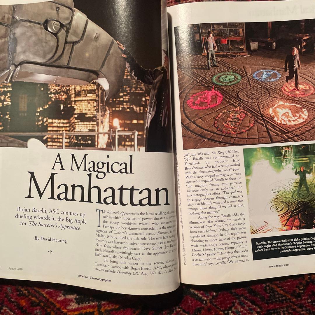 アメリカンシネマトグラファー　アンジェリーナ・ジョリー ソルト　映画雑誌