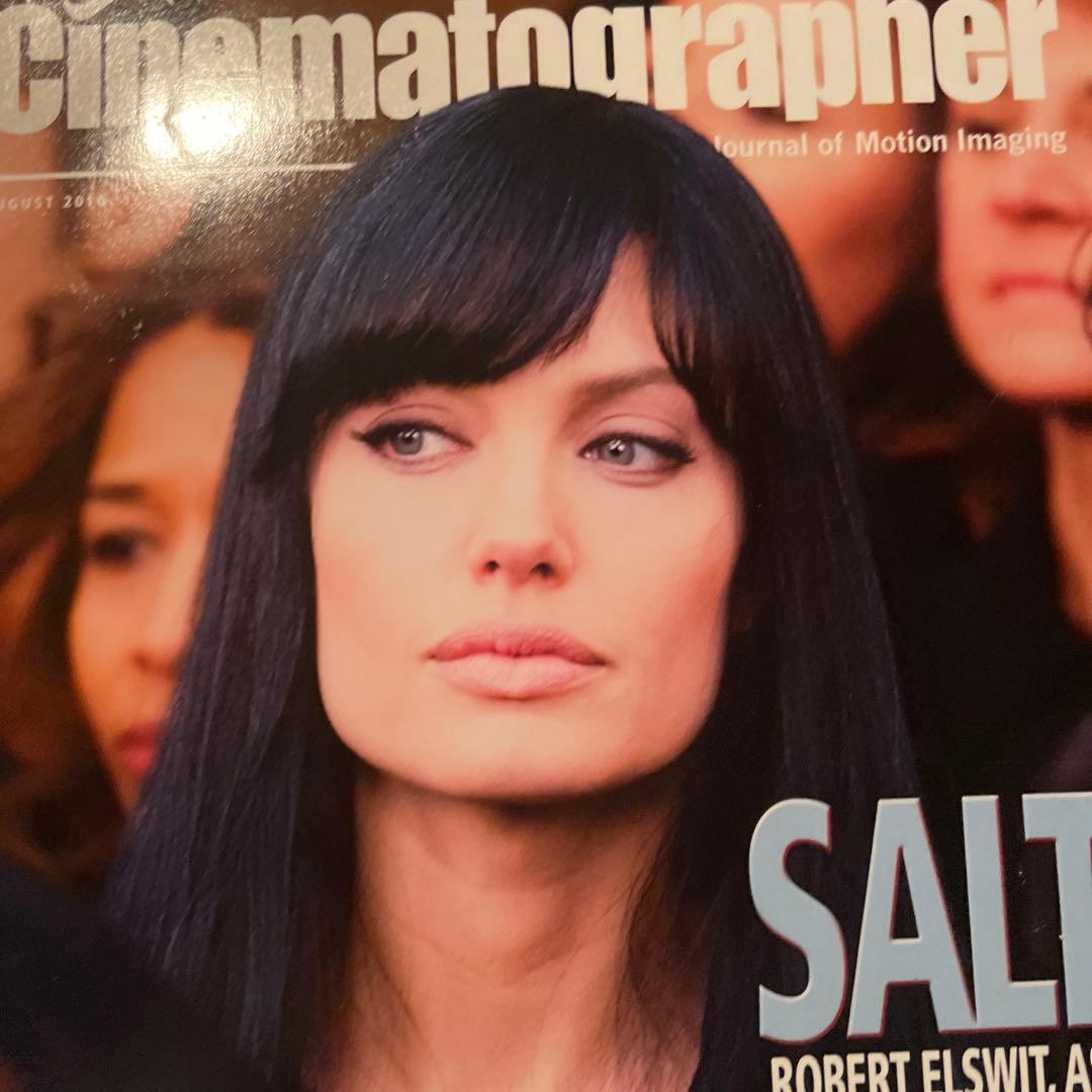 アメリカンシネマトグラファー　アンジェリーナ・ジョリー ソルト　映画雑誌