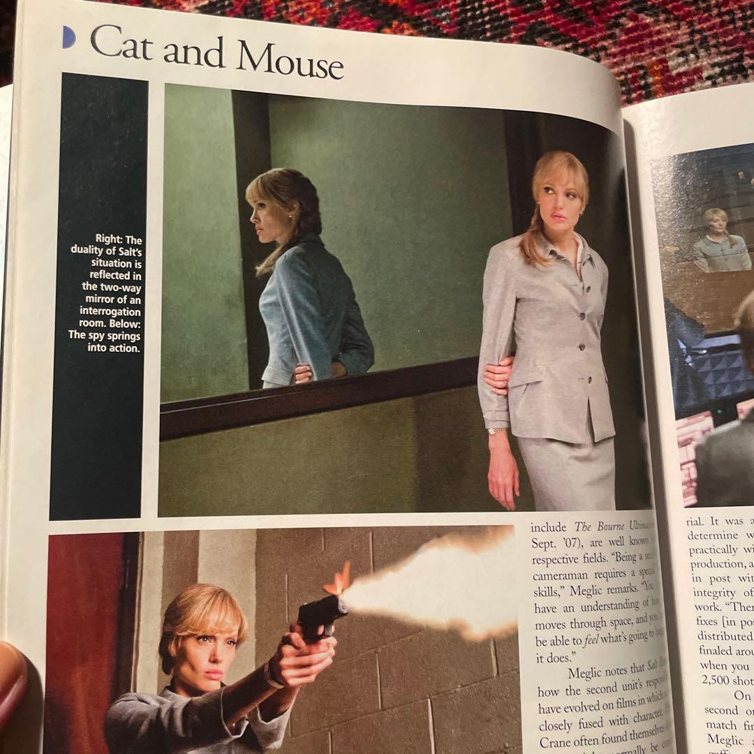 アメリカンシネマトグラファー　アンジェリーナ・ジョリー ソルト　映画雑誌