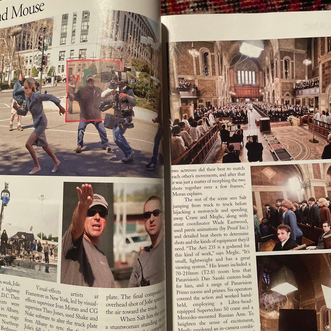 アメリカンシネマトグラファー　アンジェリーナ・ジョリー ソルト　映画雑誌