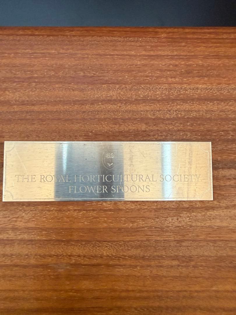英国 王立園芸協会 純銀製スプーン12本set