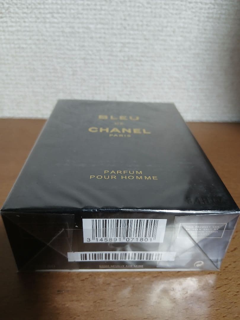 新品未使用！BLEU DE CHANEL パルファム 男性用　100ml
