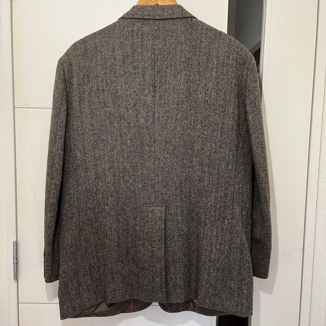 極美品✨J.PRESS胡桃ボタンヘリンボーンブラウンツィード ジャケットAB5