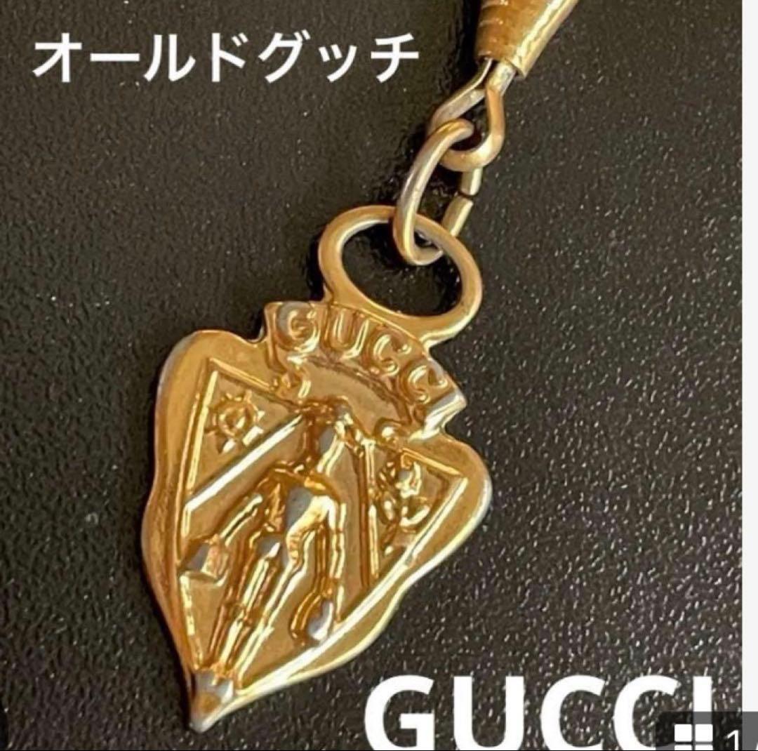オールドグッチ クレストチャーム ネックレス OLDGUCCI