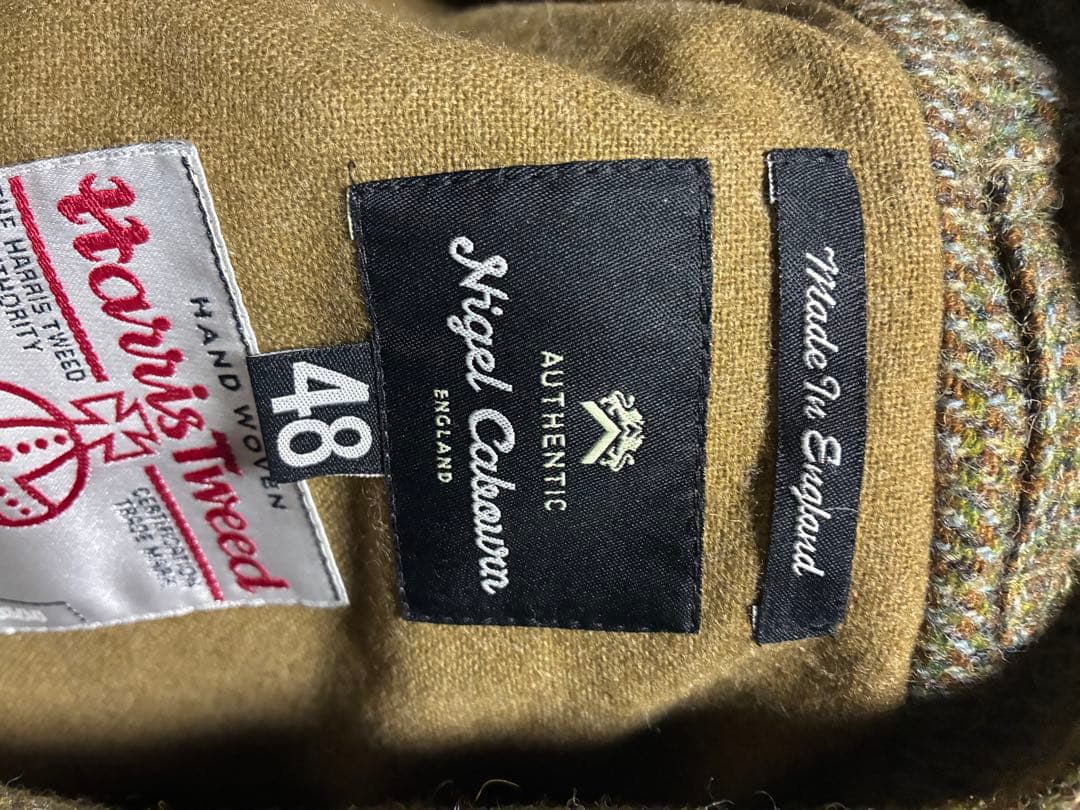 ア*オ様 Nigel Cabourn Harris Tweed ジャケット 48