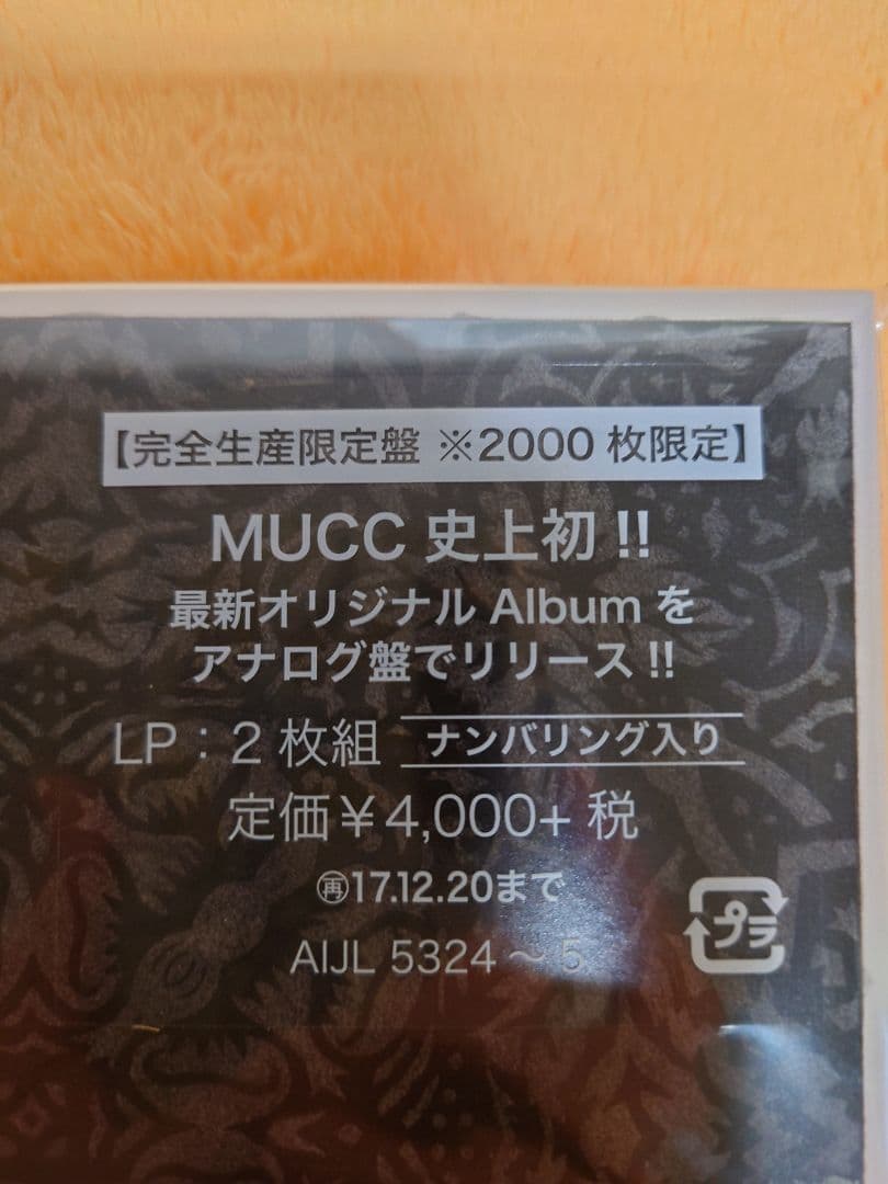 MUCC　ムック　脈拍　アナログ盤