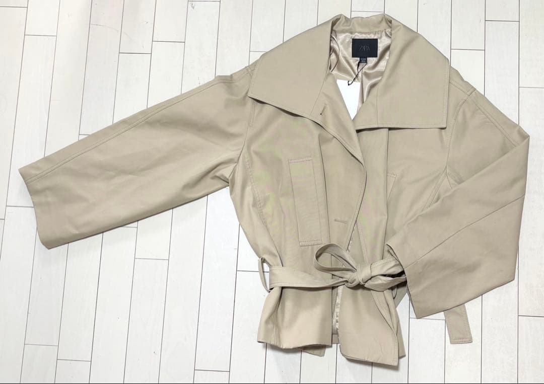 ZARA ショートトレンチコート XS-S