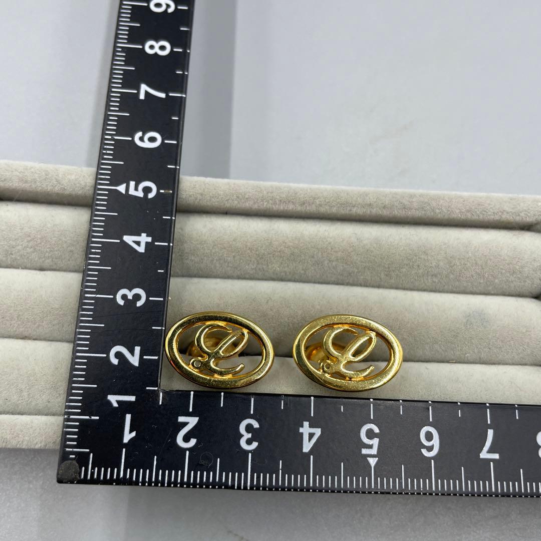 28 LOEWE ゴールドオーバルカフリンクス