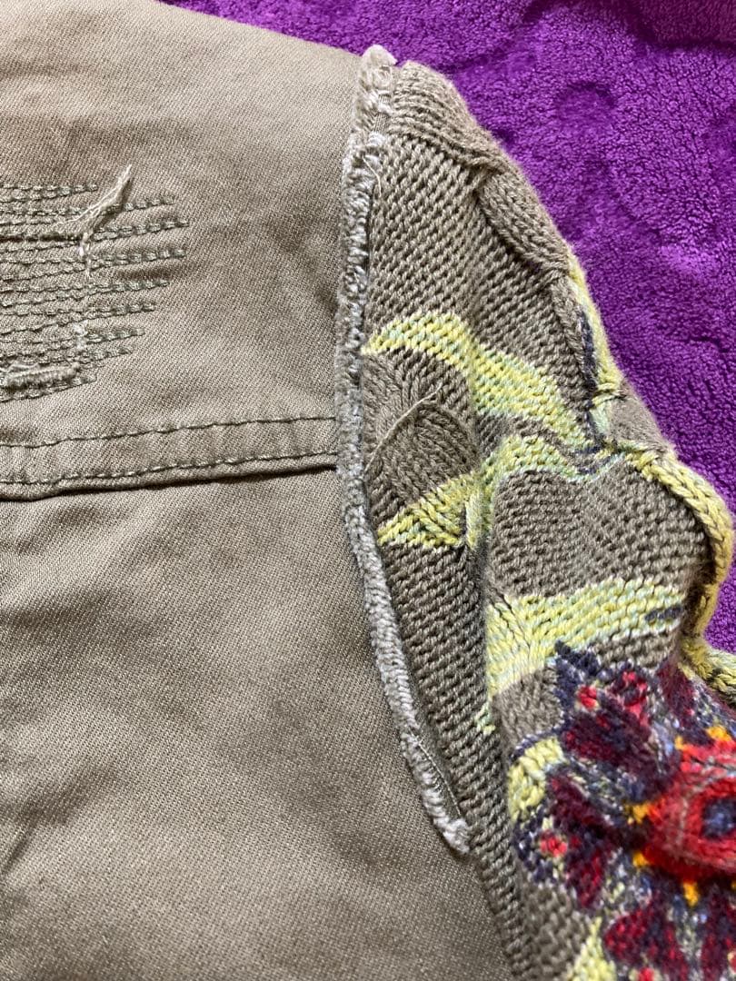 Desigual デシグアル　ジャケット　カーキーグリーン　Gジャン風
