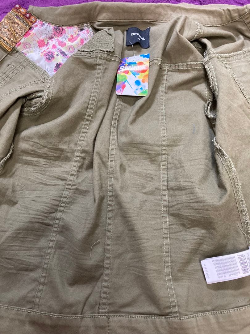Desigual デシグアル　ジャケット　カーキーグリーン　Gジャン風