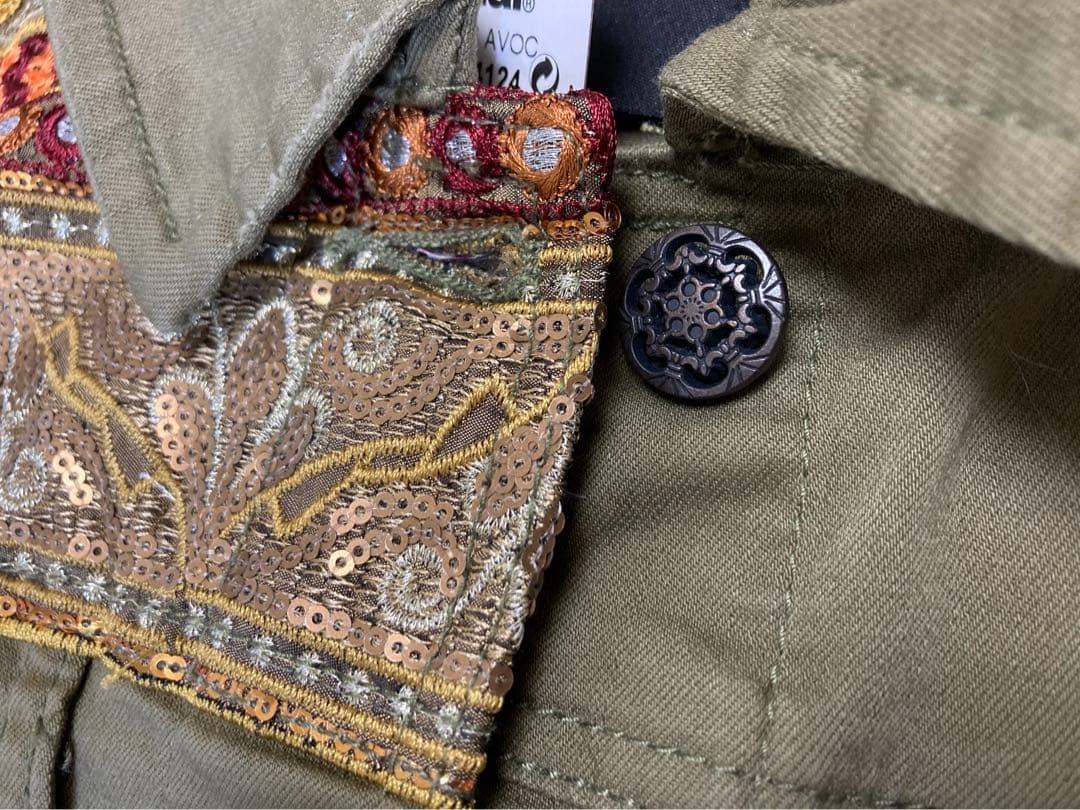 Desigual デシグアル　ジャケット　カーキーグリーン　Gジャン風