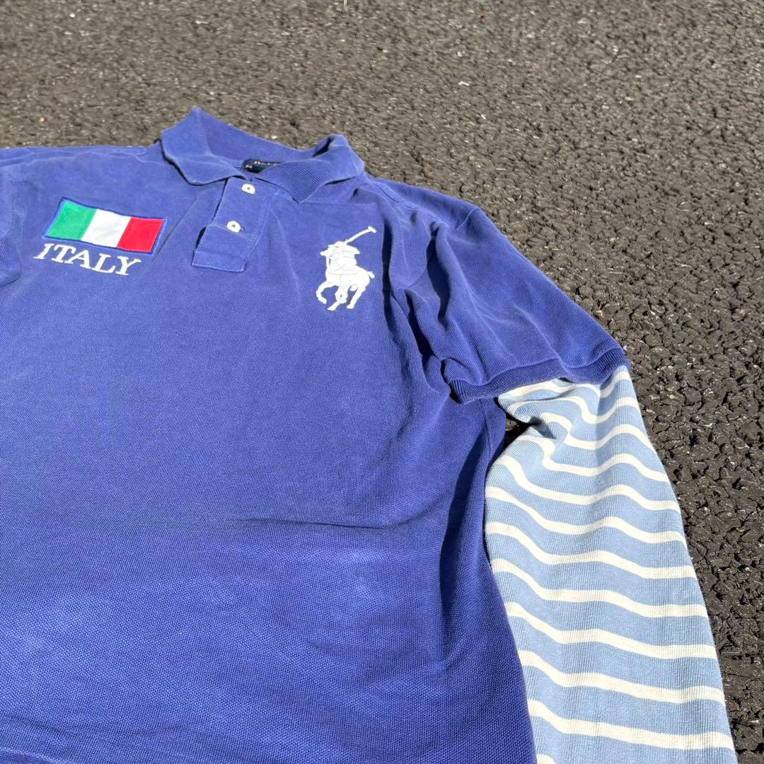 00s Polo Ralph Lauren ポロシャツ ビックポニー y2k