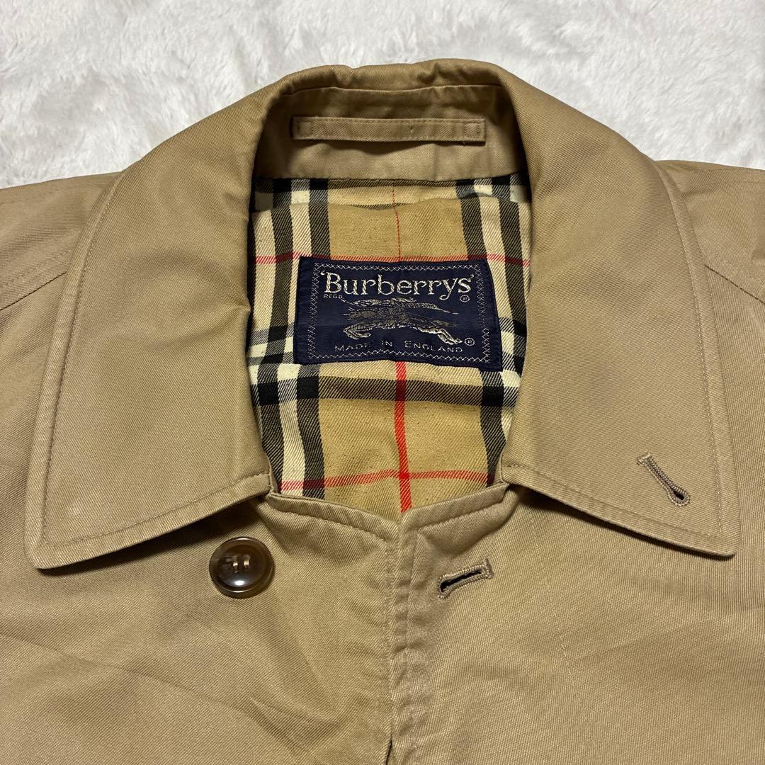 BURBERRYSバーバリーズ　ステンカラーコート 80s ビンテージ ベージュ