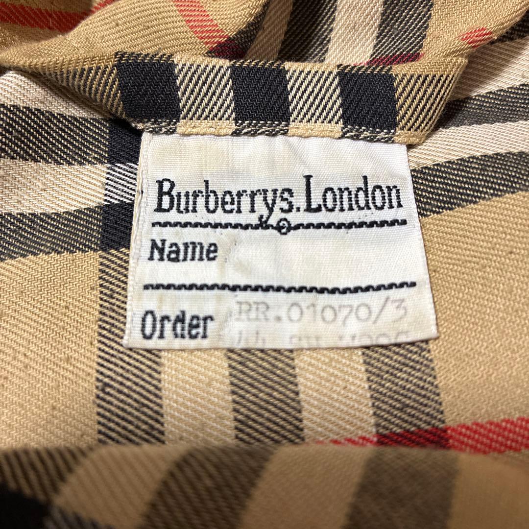 BURBERRYSバーバリーズ　ステンカラーコート 80s ビンテージ ベージュ