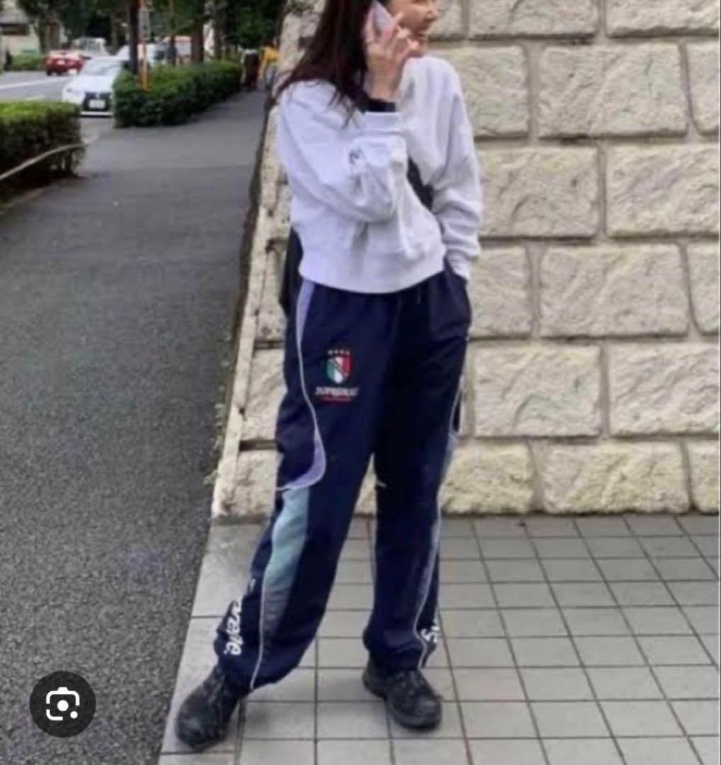supreme UMBRO アンブロ　トラックパンツ　ネイビー　L