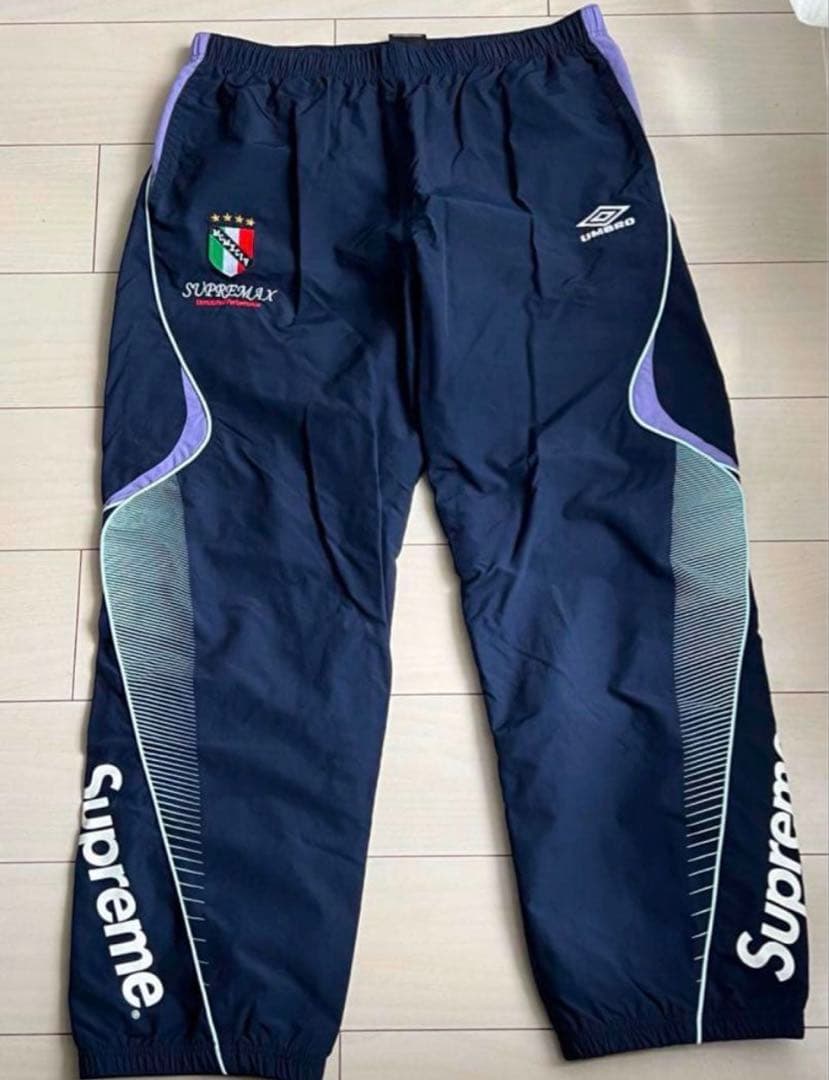supreme UMBRO アンブロ　トラックパンツ　ネイビー　L