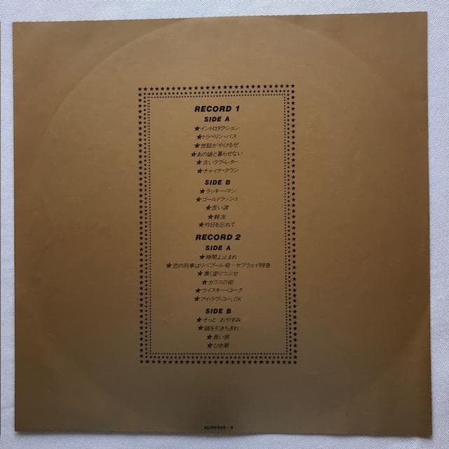 矢沢永吉 LP 3枚セット 後楽園LIVE 40AH 645-6 他 y107