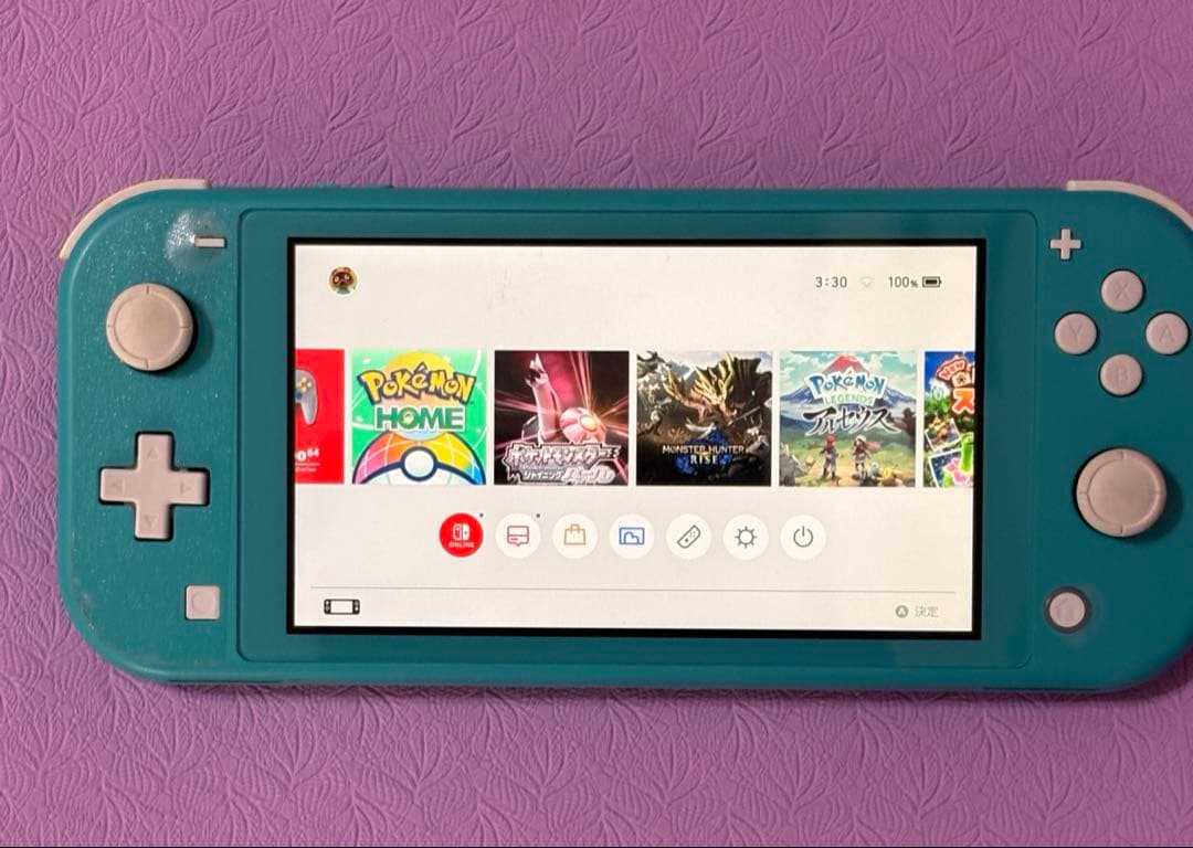 Nintendo Switch Lite ターコイズ 本体 カバー付き