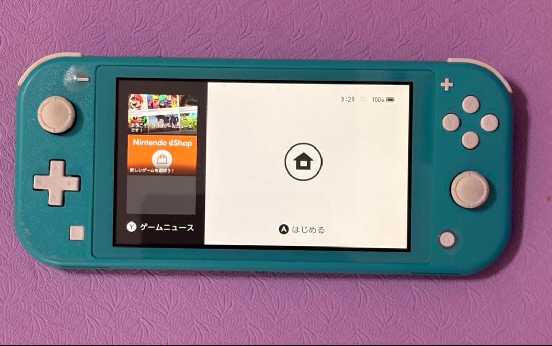 Nintendo Switch Lite ターコイズ 本体 カバー付き