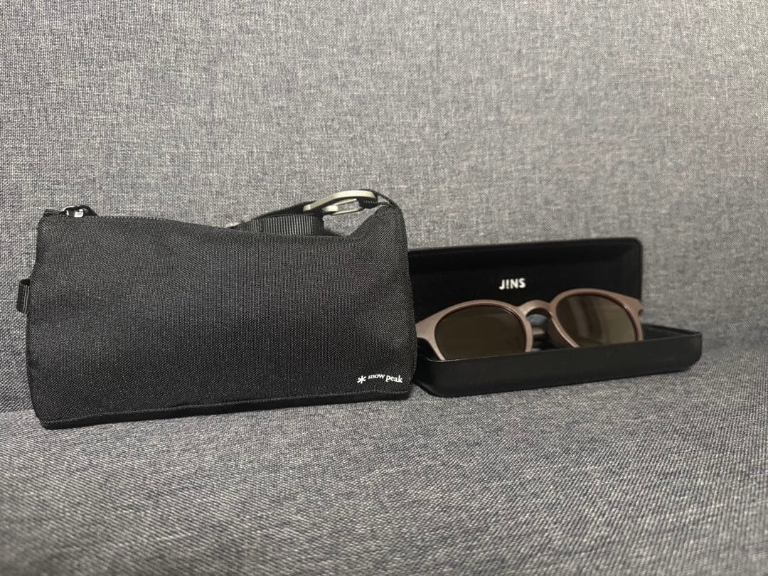 JINS× Peak Rubber SUNGLASSES サコッシュ付き