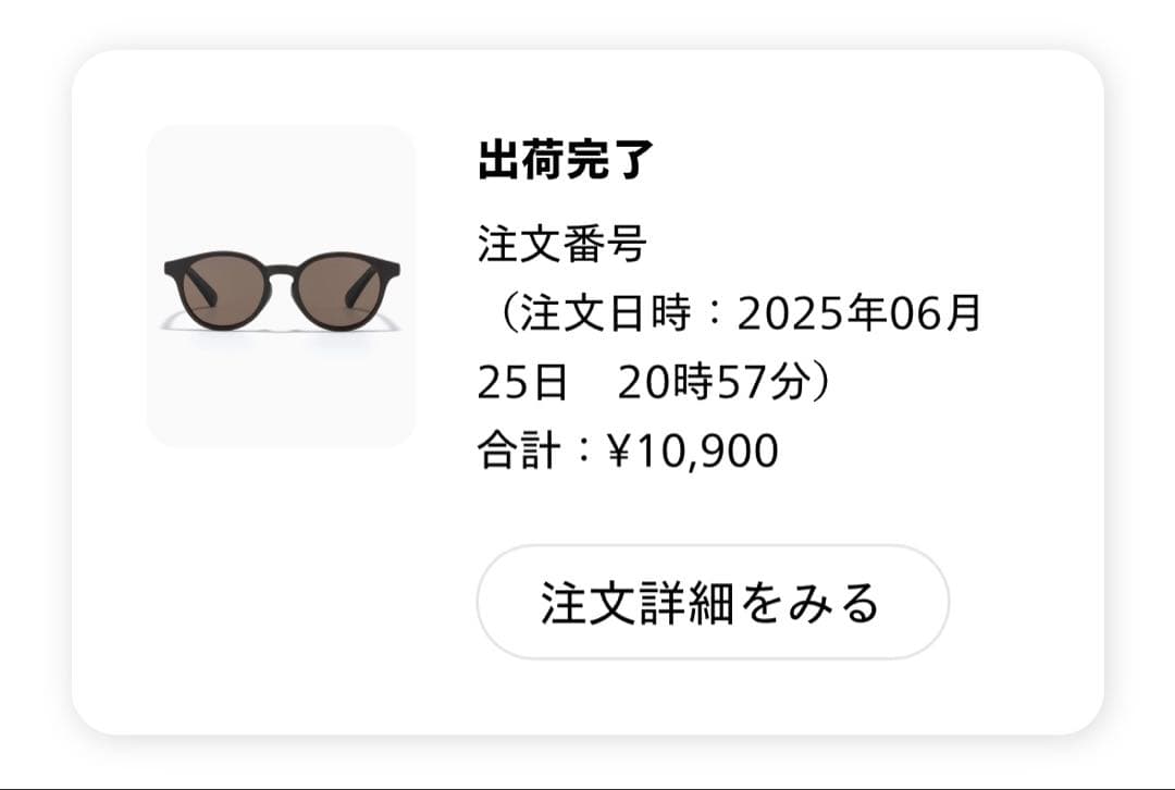 JINS× Peak Rubber SUNGLASSES サコッシュ付き