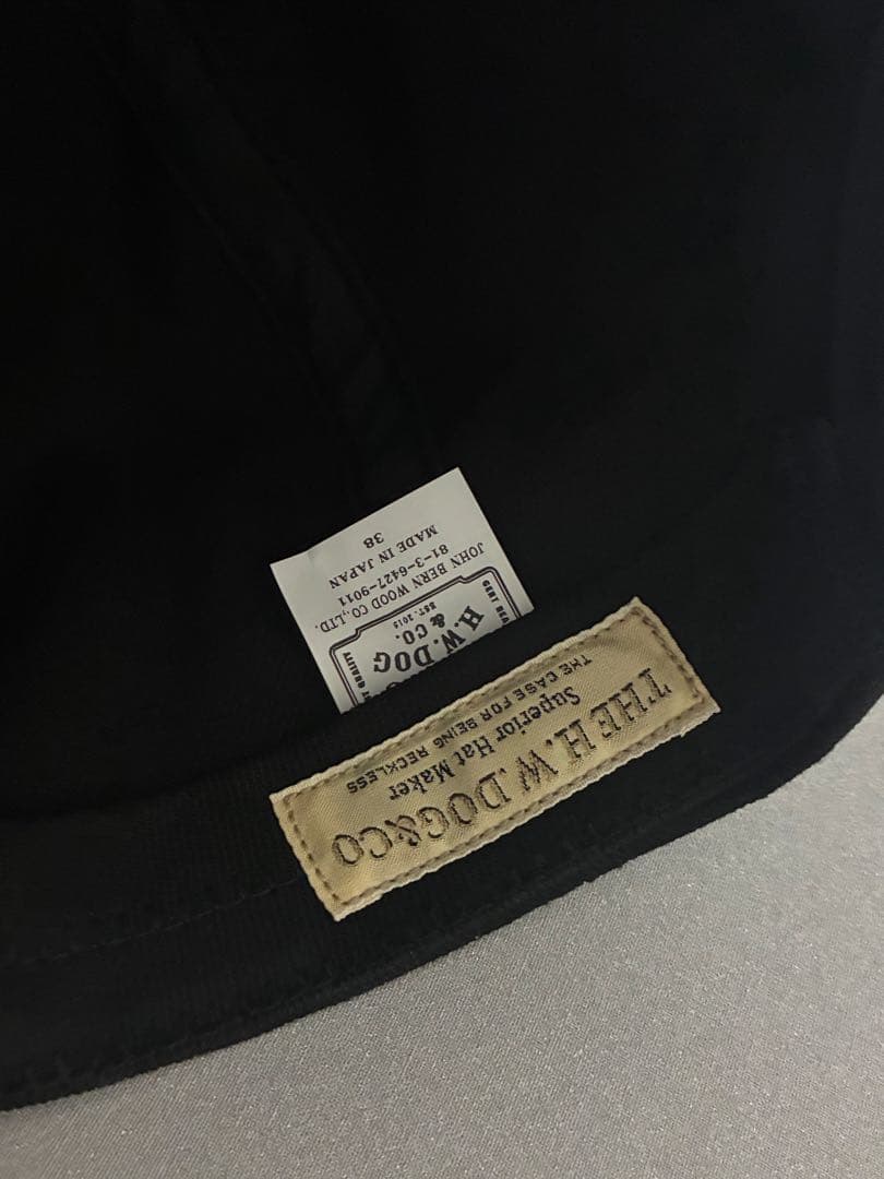 【FUGA】H.W.DOG & CO. ブラック　 38サイズ