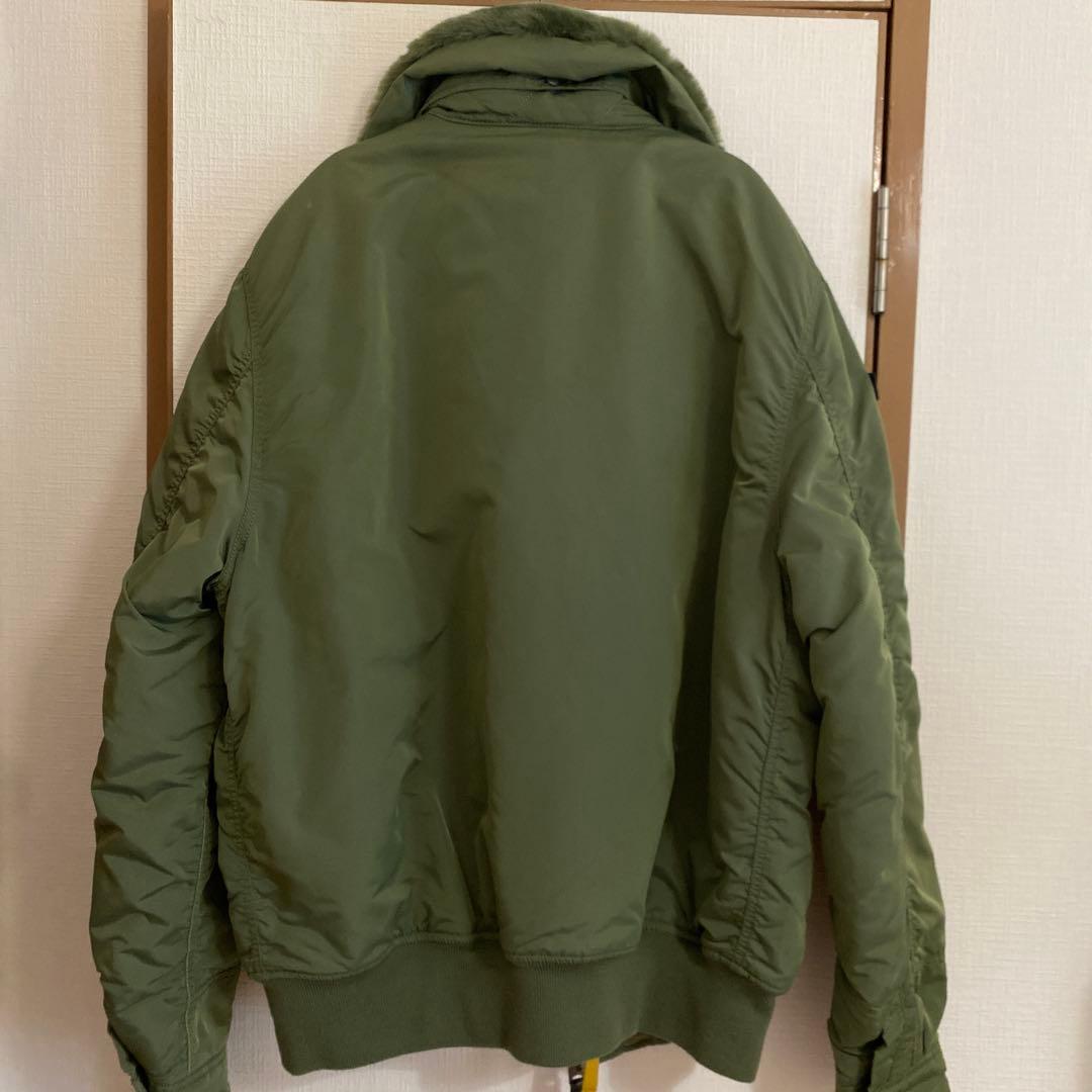 ALPHA B-15 フライトジャケット USA製 LL相当 米軍　ファー