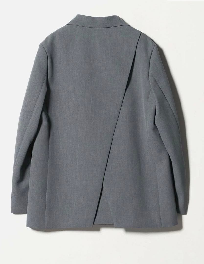 MARW UNITED ARROWS アシンメトリージャケットダークグレー 36