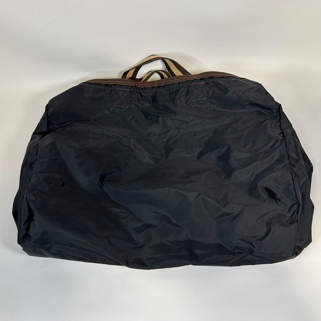 LeSportsac ラージウィークエンダー ボストンバッグ ブラウン 鍵付き