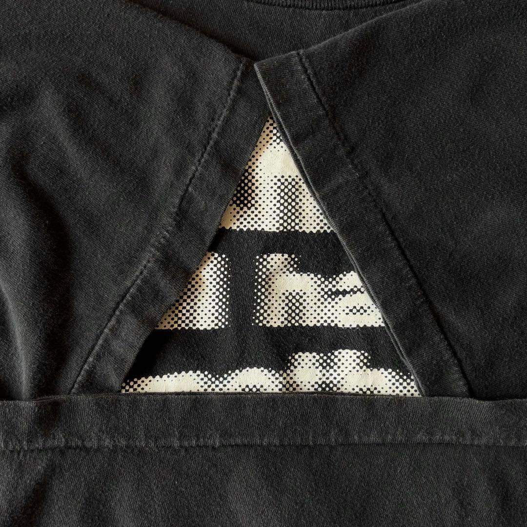【スペシャル!!】90s モーションTシャツ XL ビール モザイク 文字 黒