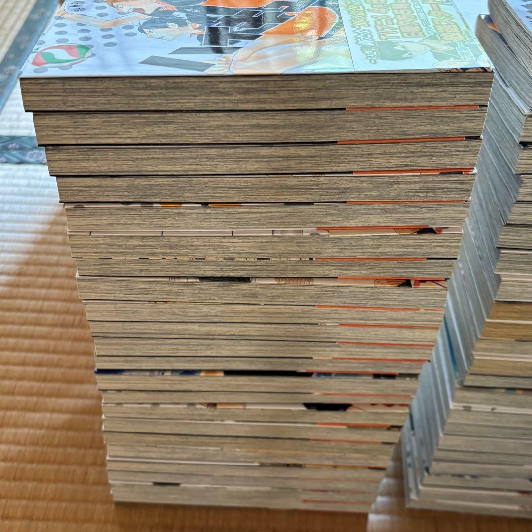 ハイキュー!! 全巻セット　45巻　12巻以降初版　帯付き