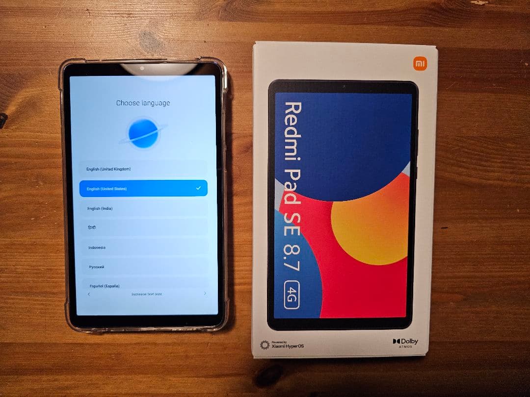 【新品同様品】Redmi Pad SE 8.7 4G セルラー　緑　おまけつき