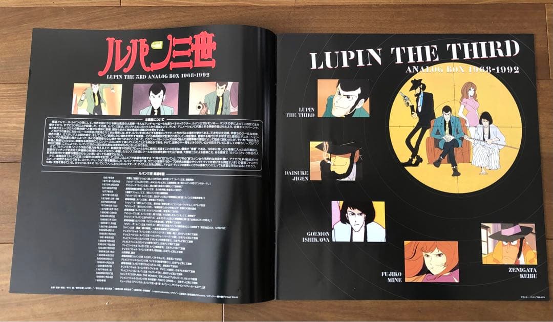 【美品•帯あり】ルパン三世 アナログBOX 1968-1992 レコード