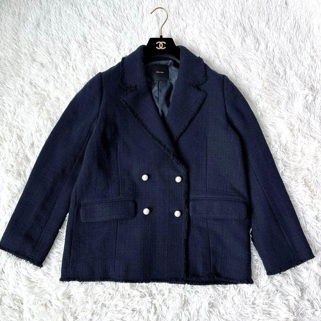 ★連休セール★新品タグ付✨Spick&Span ファンシーツイードジャケット
