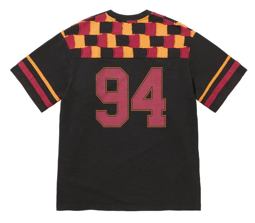 トップス Supreme Patchwork Yoke Football Top