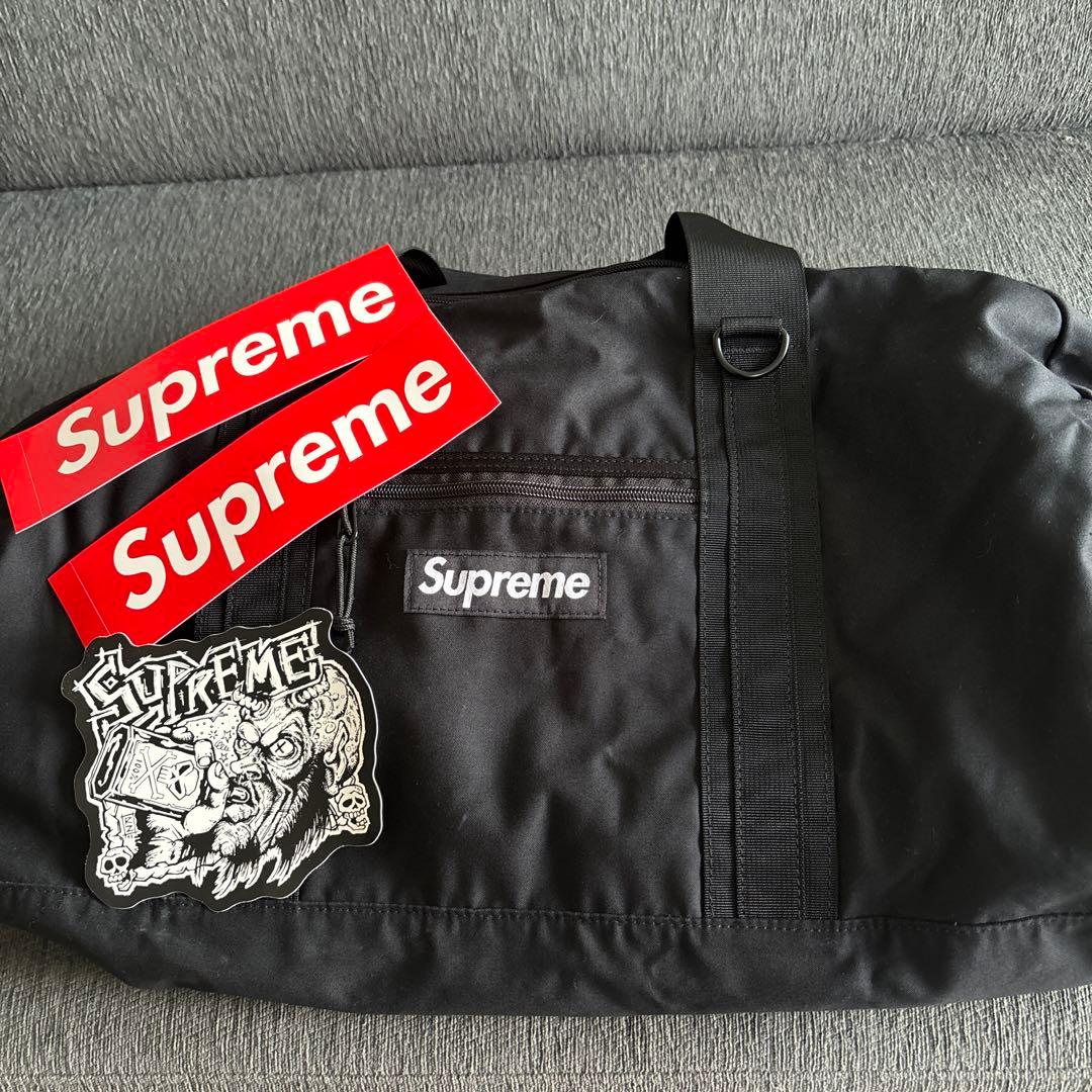 Supreme ダッフルバッグ　ブラック
