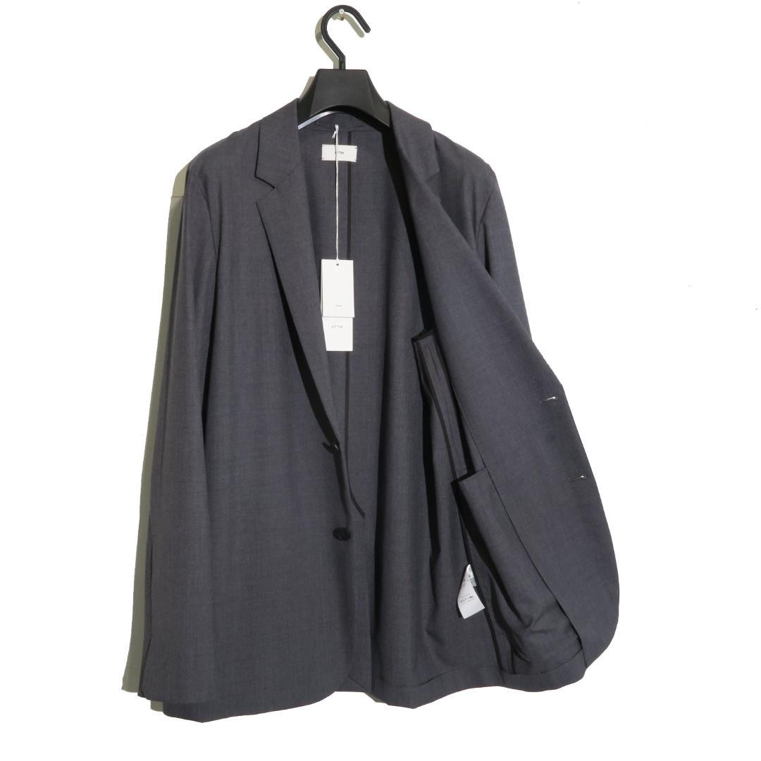 新品 ATON WOOL TROPICAL TAILORED JACKET L