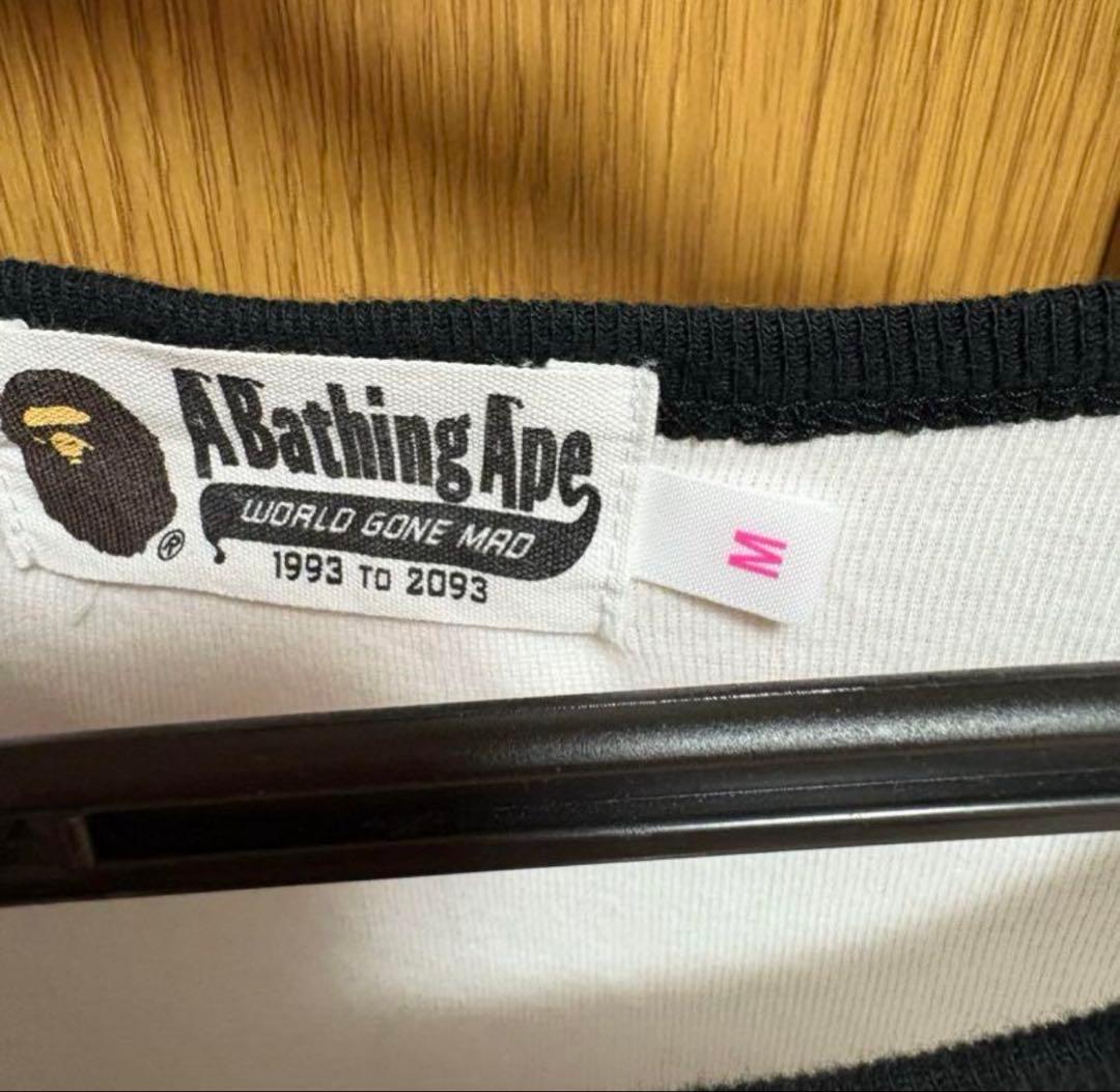 I LOVE BAPE 半袖Tシャツ M ホワイト/ブラック