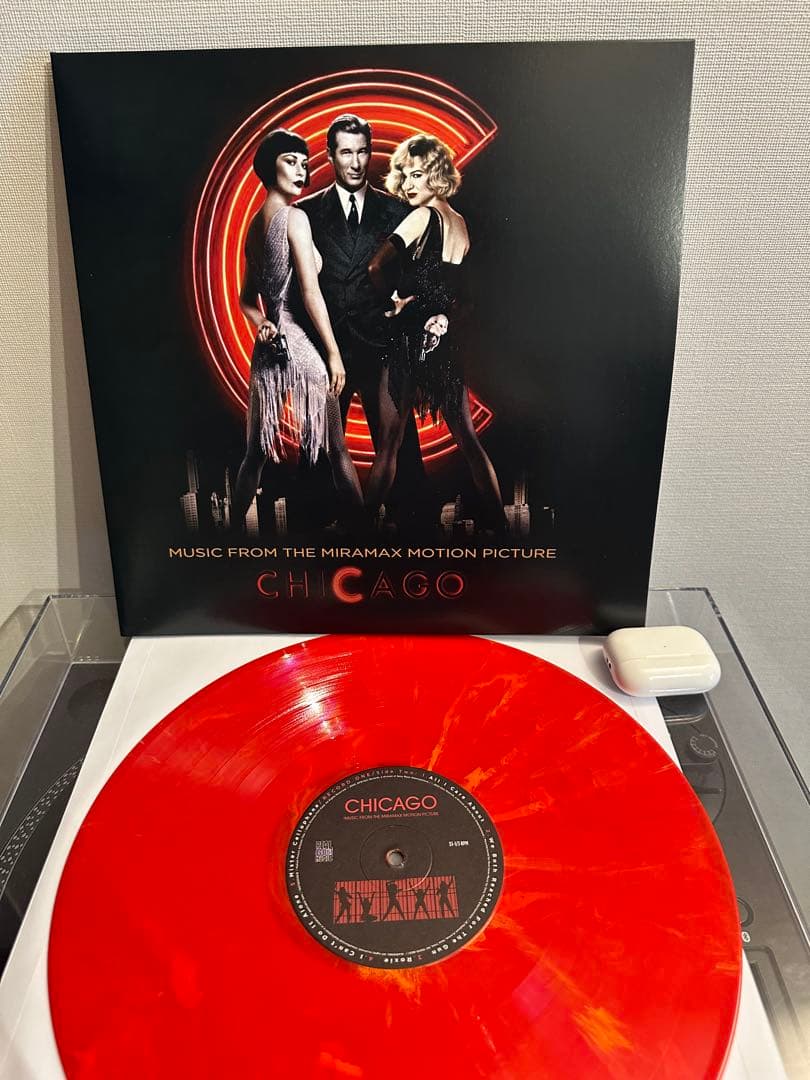 【入手困難激レア】映画CHICAGO サウンドトラック レコード 赤