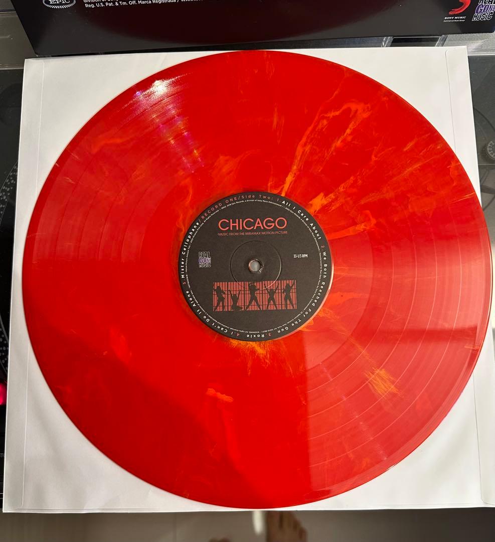【入手困難激レア】映画CHICAGO サウンドトラック レコード 赤