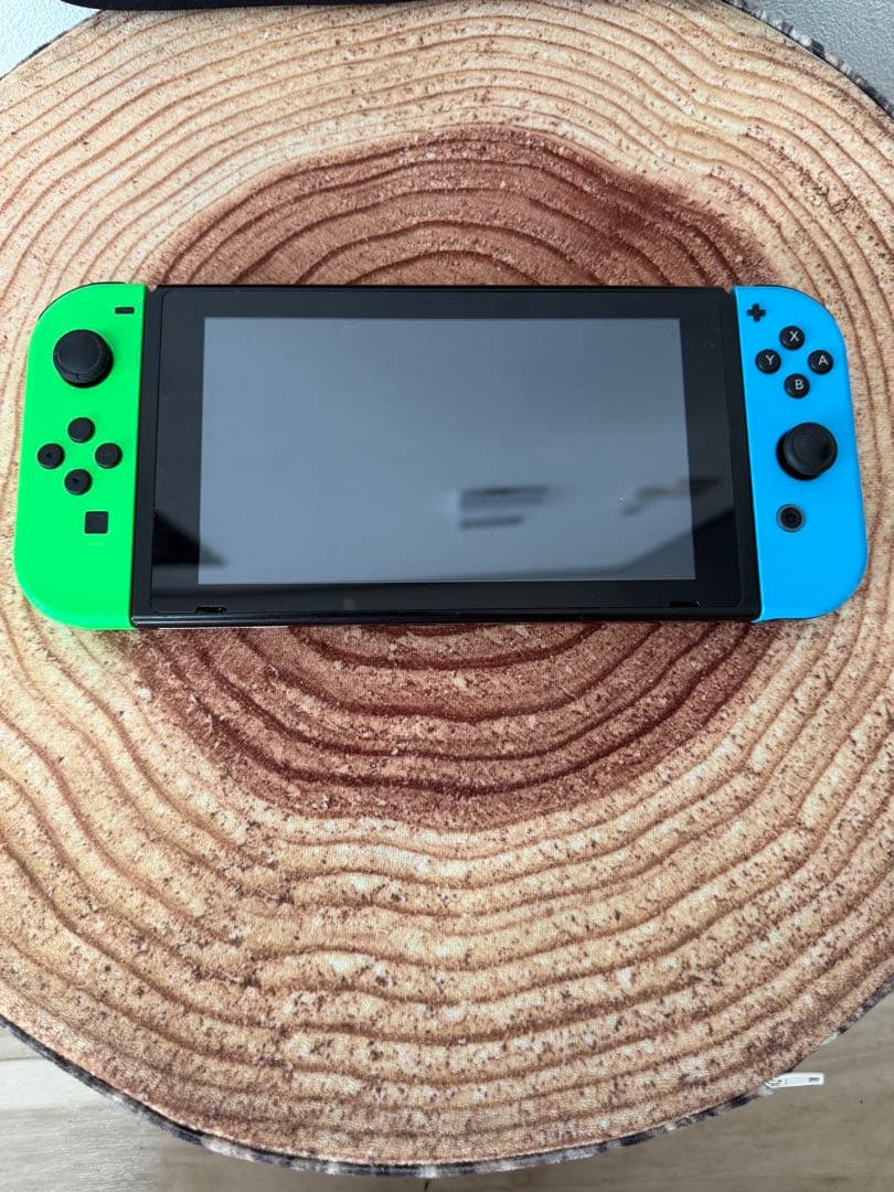 Nintendo Switch ニンテンドースイッチ本体GRN/NBLU箱無し①