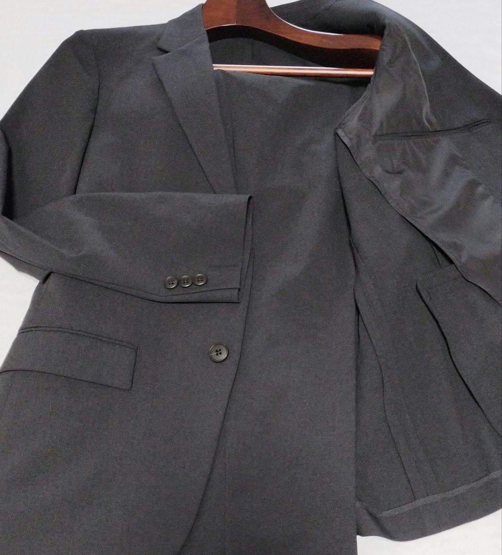 【美品】ユニクロ 感動ジャケット セットアップ ブラック