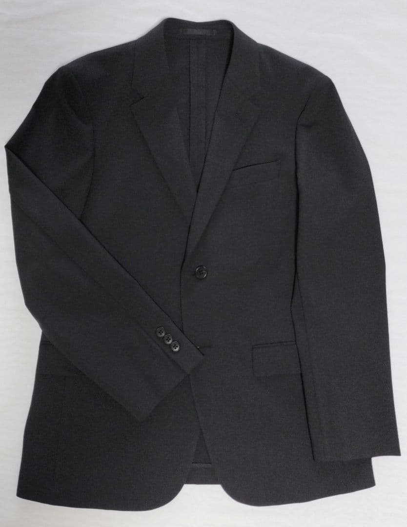 【美品】ユニクロ 感動ジャケット セットアップ ブラック