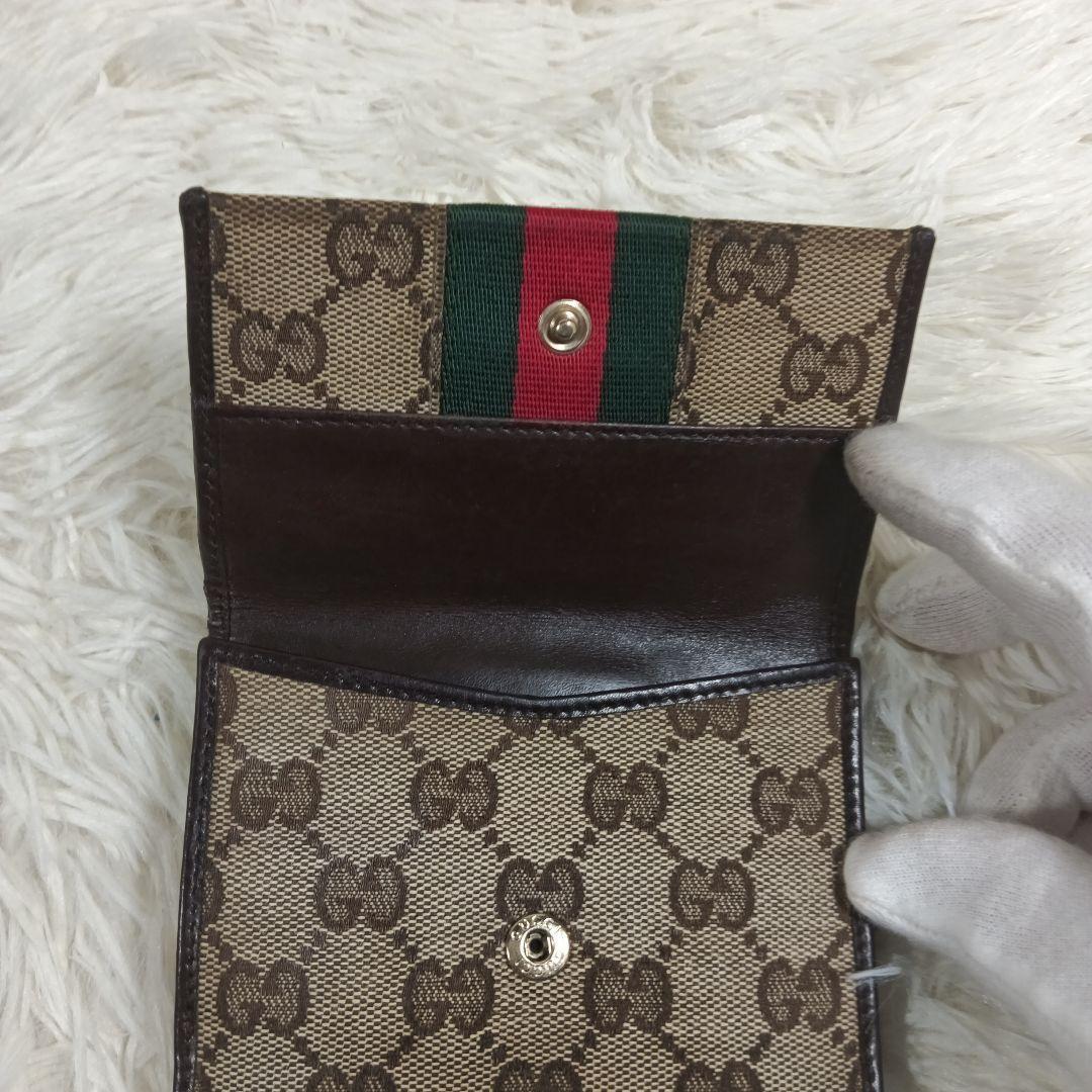 toto【GUCCI】グッチ折り財布　シェリーライン　インターロッキング✨