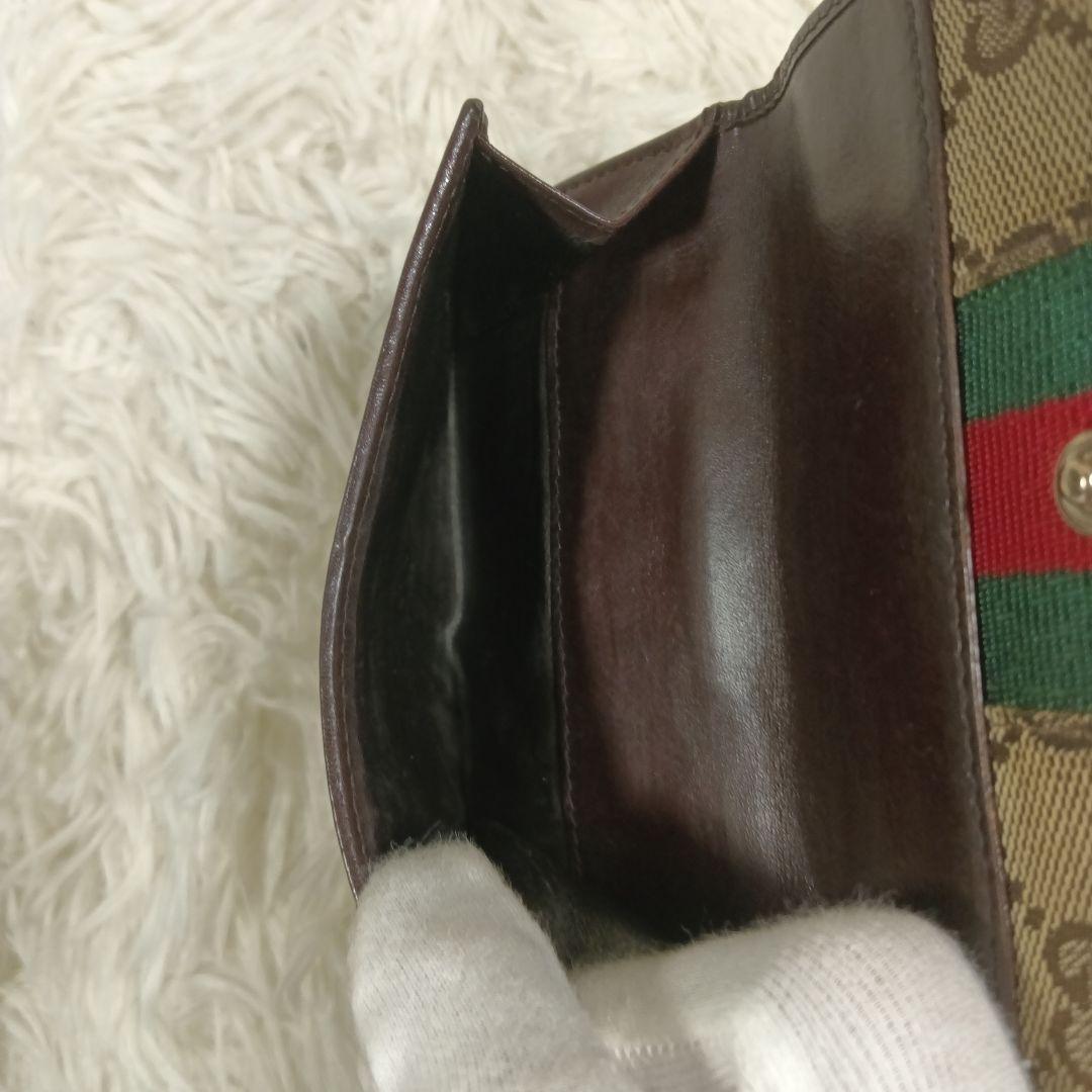 toto【GUCCI】グッチ折り財布　シェリーライン　インターロッキング✨