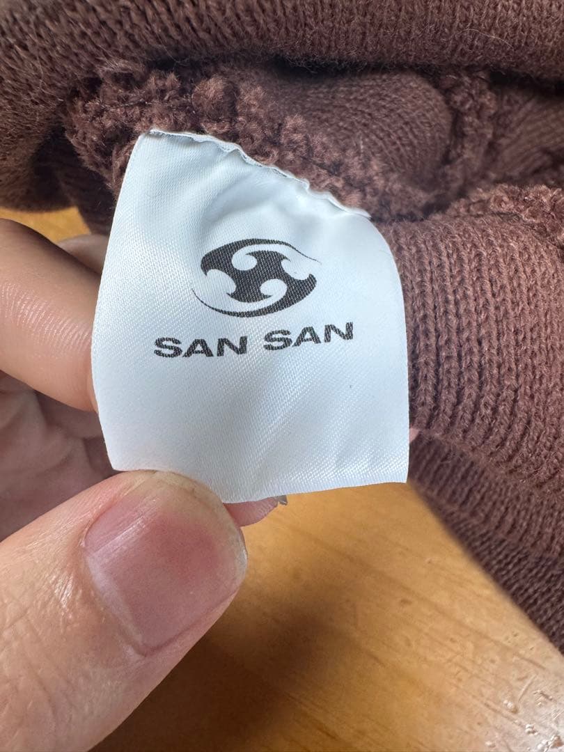 SANSANGEAR 25fw ビーニー　ワインレッド