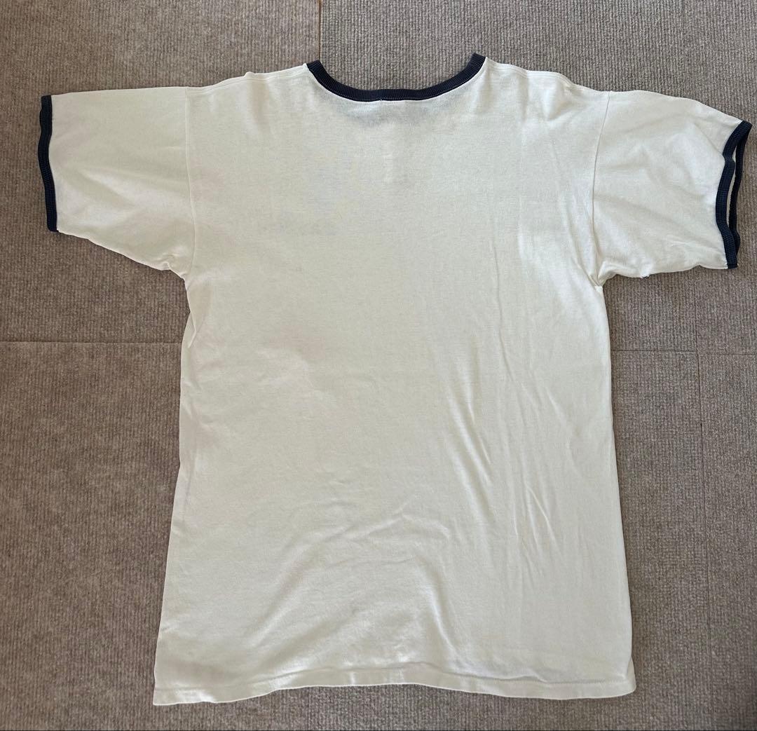 champion 80s トリコタグ　チョコチン　リンガーTシャツ　USA製
