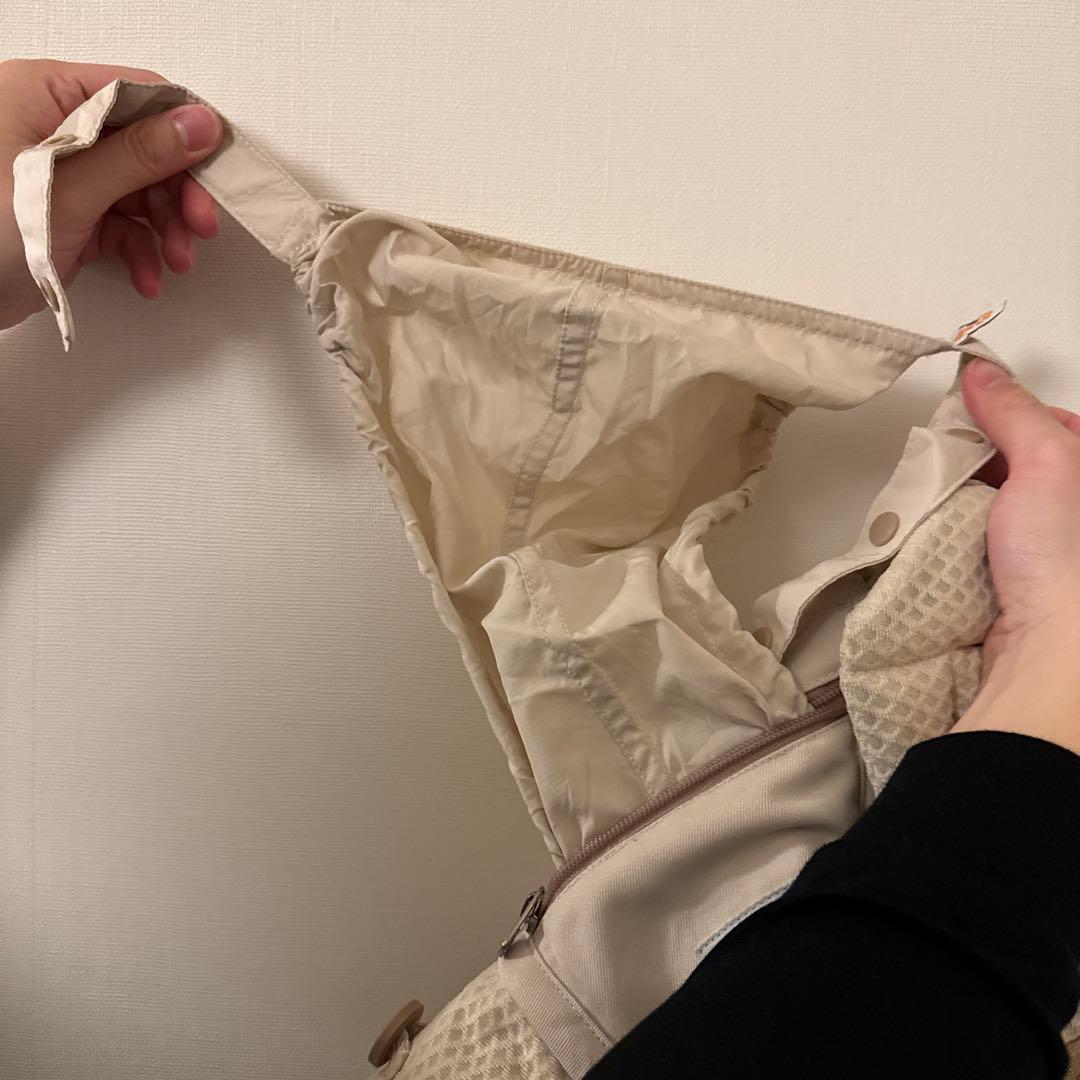 エルゴ　ベージュ メッシュ 抱っこ紐